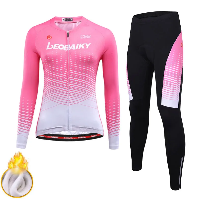 Winter Thermal Fleece Cycling Jersey Sets Breathable Ropa Ciclismo Women Long Sleeve Mtb Bike Clothes Outdoor Sports Wear Suits
Winter Thermal Fleece Cycling Jersey Sets Breathable Ropa Ciclismo Women Long Sleeve Mtb Bike Clothes Outdoor Sports Wear Suits