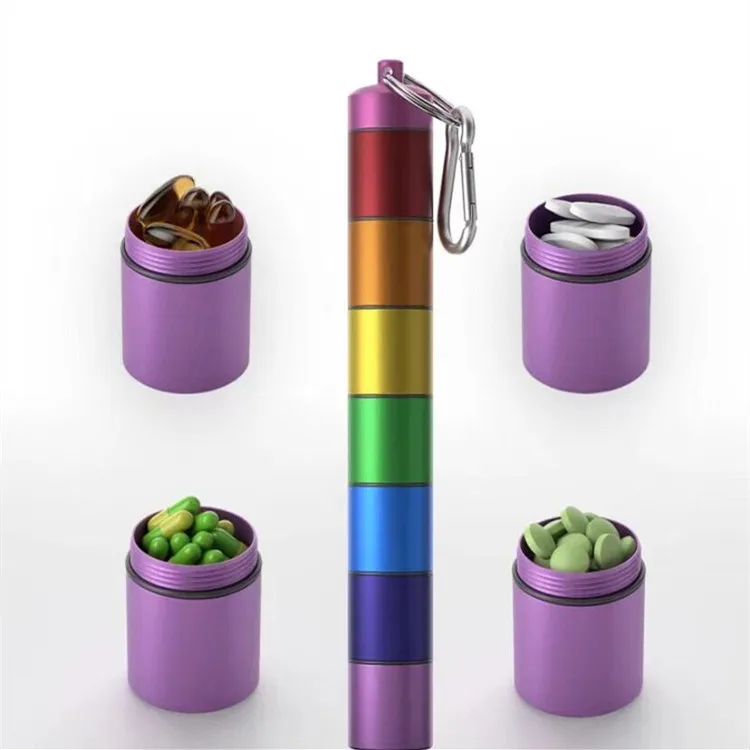 Amazon Hot Selling 2022 Sealing Waterproof 7-day Split Aluminum Alloy Color Metal Medicine Box
Amazon Hot Selling 2022 Sealing Waterproof 7-day Split Aluminum Alloy Color Metal Medicine Box