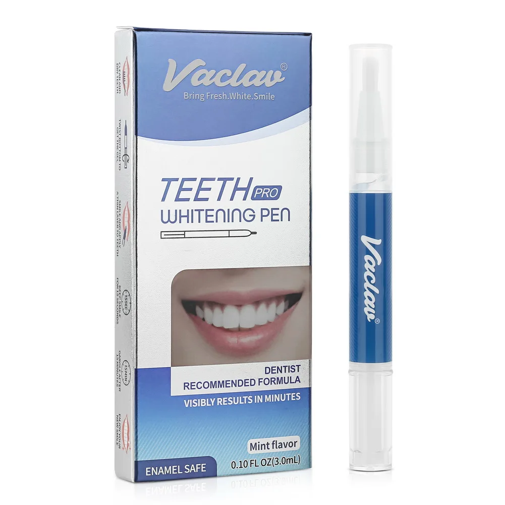 

2020 Newest Teeth Whitening Gel Pen Remove Stains Oral Hygiene Instant Smile Teeth Whitening Gel Pen, Blue