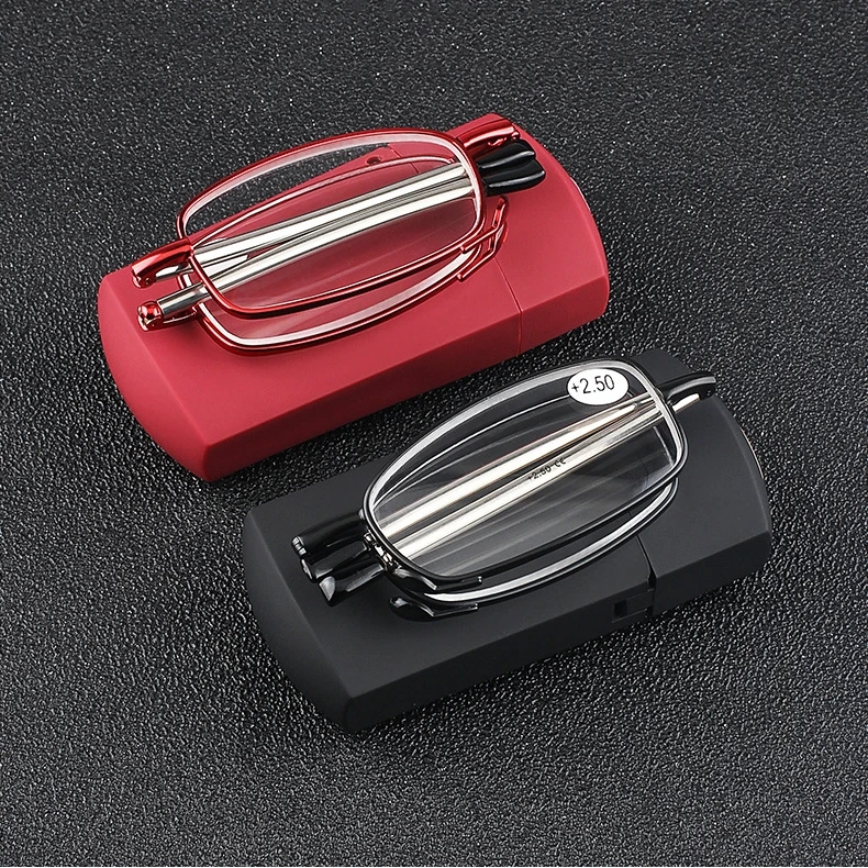 DLRLH002 Reading Glasses Black red Compact Folding Readers Compact Unisex Glasses for Reading Includes Glasses Case
DLRLH002 Reading Glasses Black red Compact Folding Readers Compact Unisex Glasses for Reading Includes Glasses Case