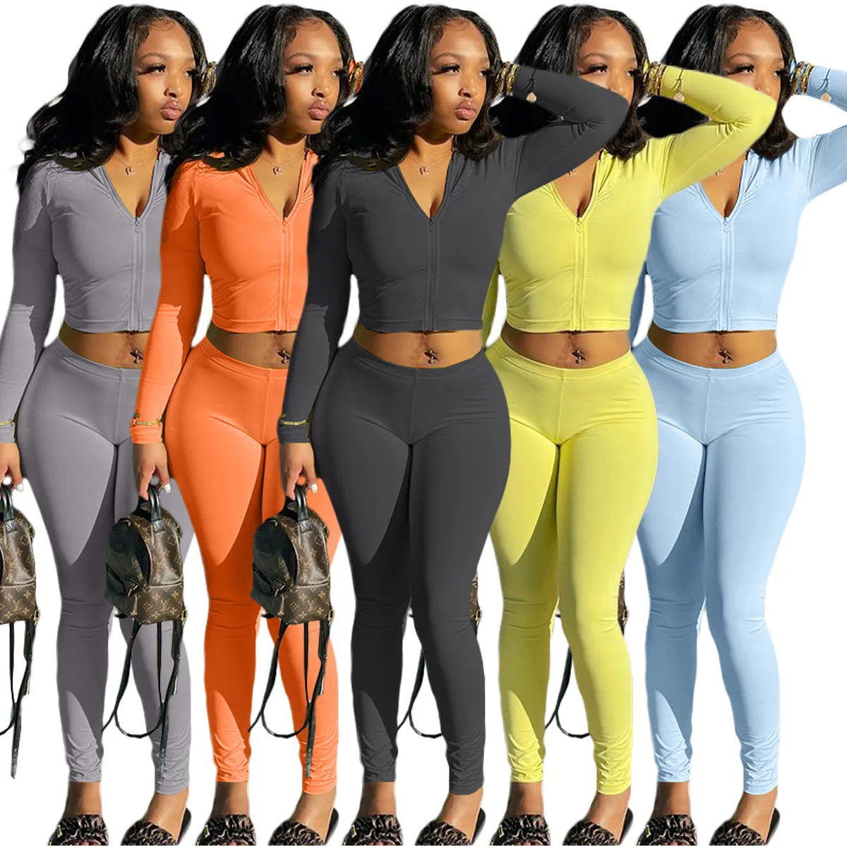 2022 New Spring Solid Tight Hooded Tracksuit Sport Two Piece Jogging Suit Crop Hoodie 2 Piece Pants Set women 2 piece spring set, Photo color
2022 New Spring Solid Tight Hooded Tracksuit Sport Two Piece Jogging Suit Crop Hoodie 2 Piece Pants Set women 2 piece spring set, Photo color