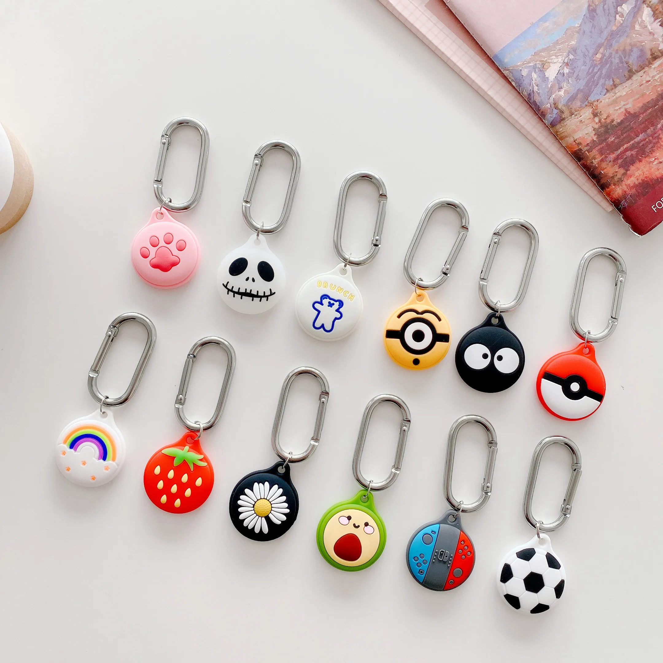 Anti Lost Tracker Locator Soft Silicone 3D Cute Cartoon Designs Cover With Hook For Apple Airtag Case For Dog
Anti Lost Tracker Locator Soft Silicone 3D Cute Cartoon Designs Cover With Hook For Apple Airtag Case For Dog
