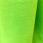 100D polyester pure silk crepe, Available in Various Colors and printing, with many other finish processing