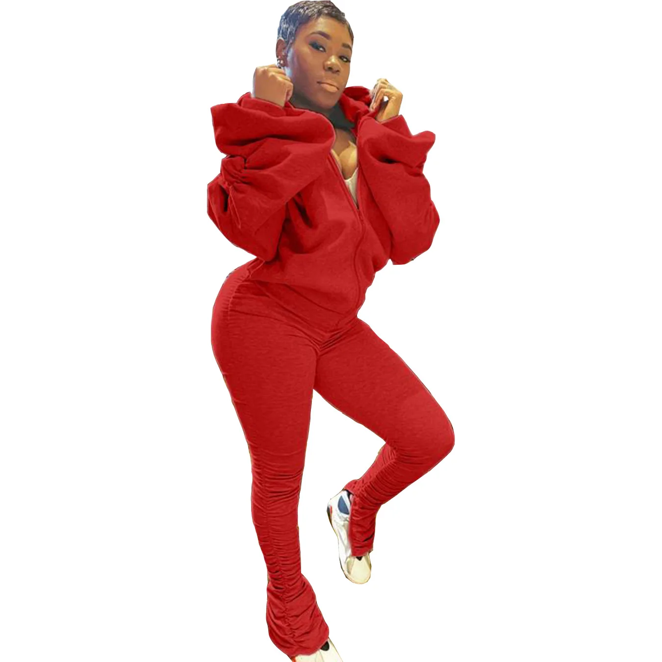 Best selling products 2021 in usa Women dresses 2021 Backless Hooded Collar Ruched Women Fall Outfits 2 Piece Stacked Pants Set
Best selling products 2021 in usa Women dresses 2021 Backless Hooded Collar Ruched Women Fall Outfits 2 Piece Stacked Pants Set