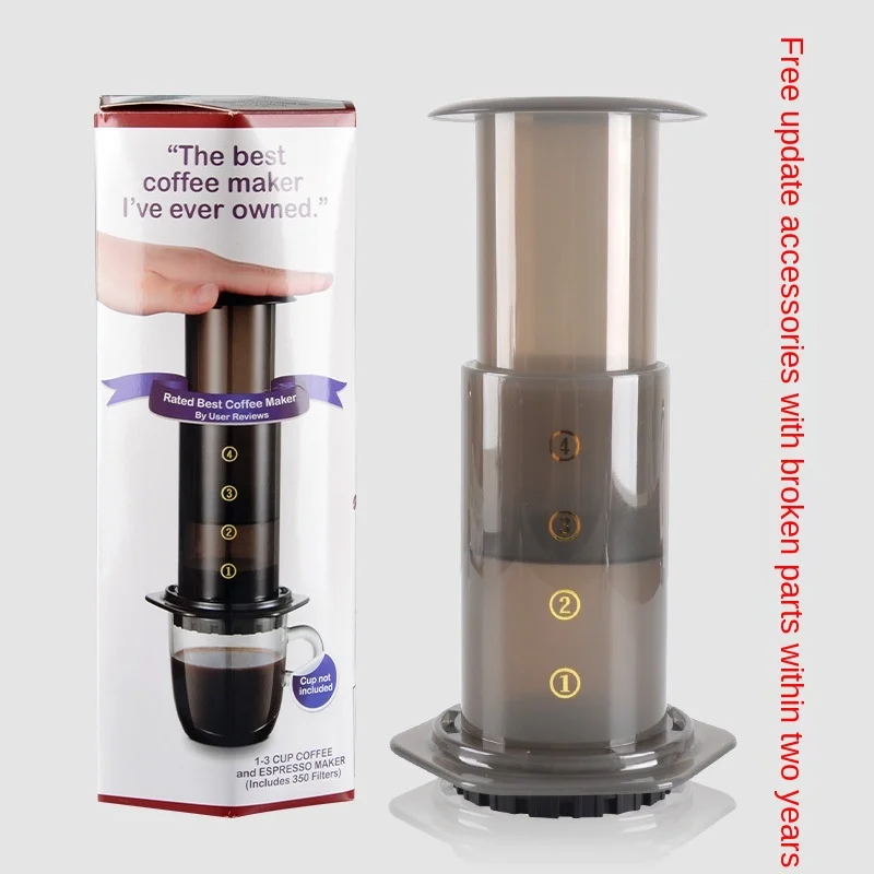 Hand-punching press pot drip filter Plastic small travel mug camping portable french press with free 350 pieces of filter paper
Hand-punching press pot drip filter Plastic small travel mug camping portable french press with free 350 pieces of filter paper