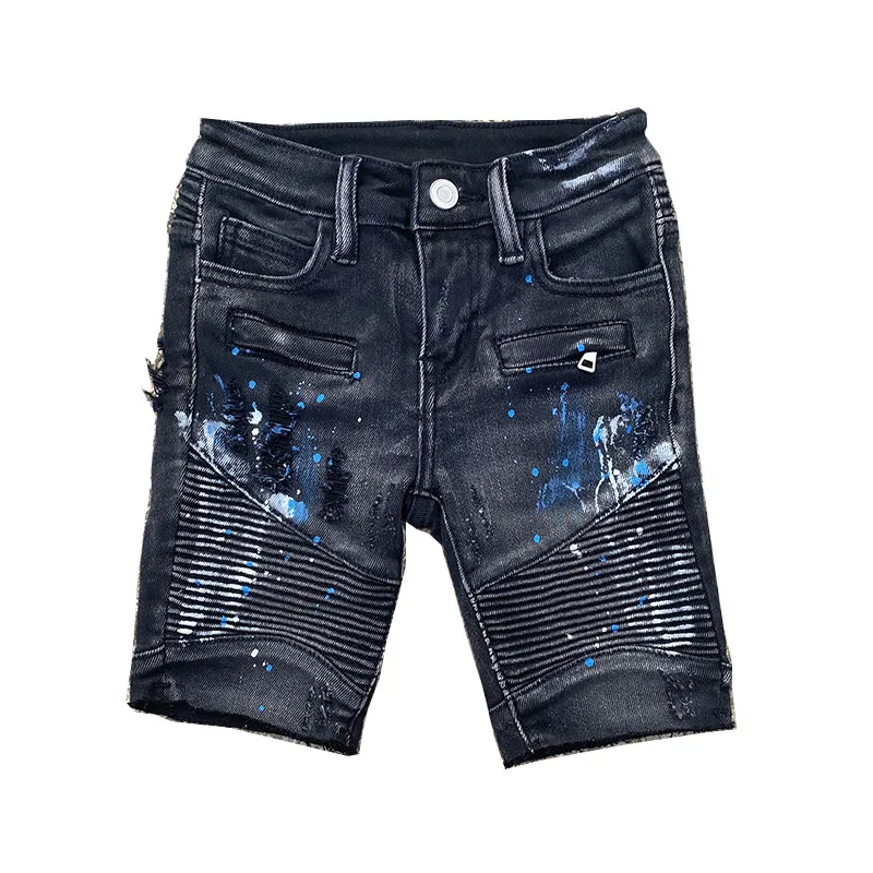 American market look at this Black denim kids denim 3/4 shorts tie dye denim shorts boys, As picture
American market look at this Black denim kids denim 3/4 shorts tie dye denim shorts boys, As picture