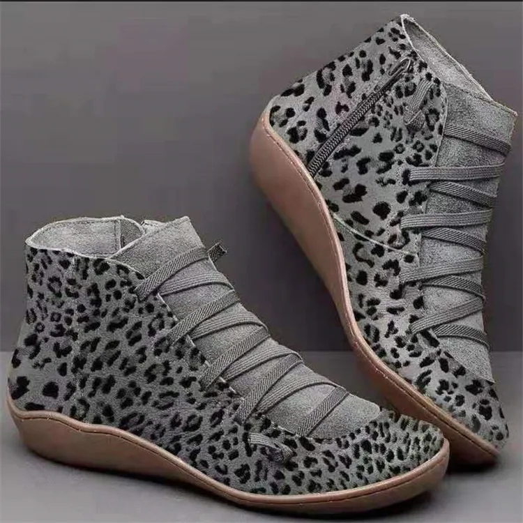 XZ-008 classic vintage hot selling leopard print flat ankle boots for women lace up PU leather short boots wholesale fall winter, Picture show
XZ-008 classic vintage hot selling leopard print flat ankle boots for women lace up PU leather short boots wholesale fall winter, Picture show