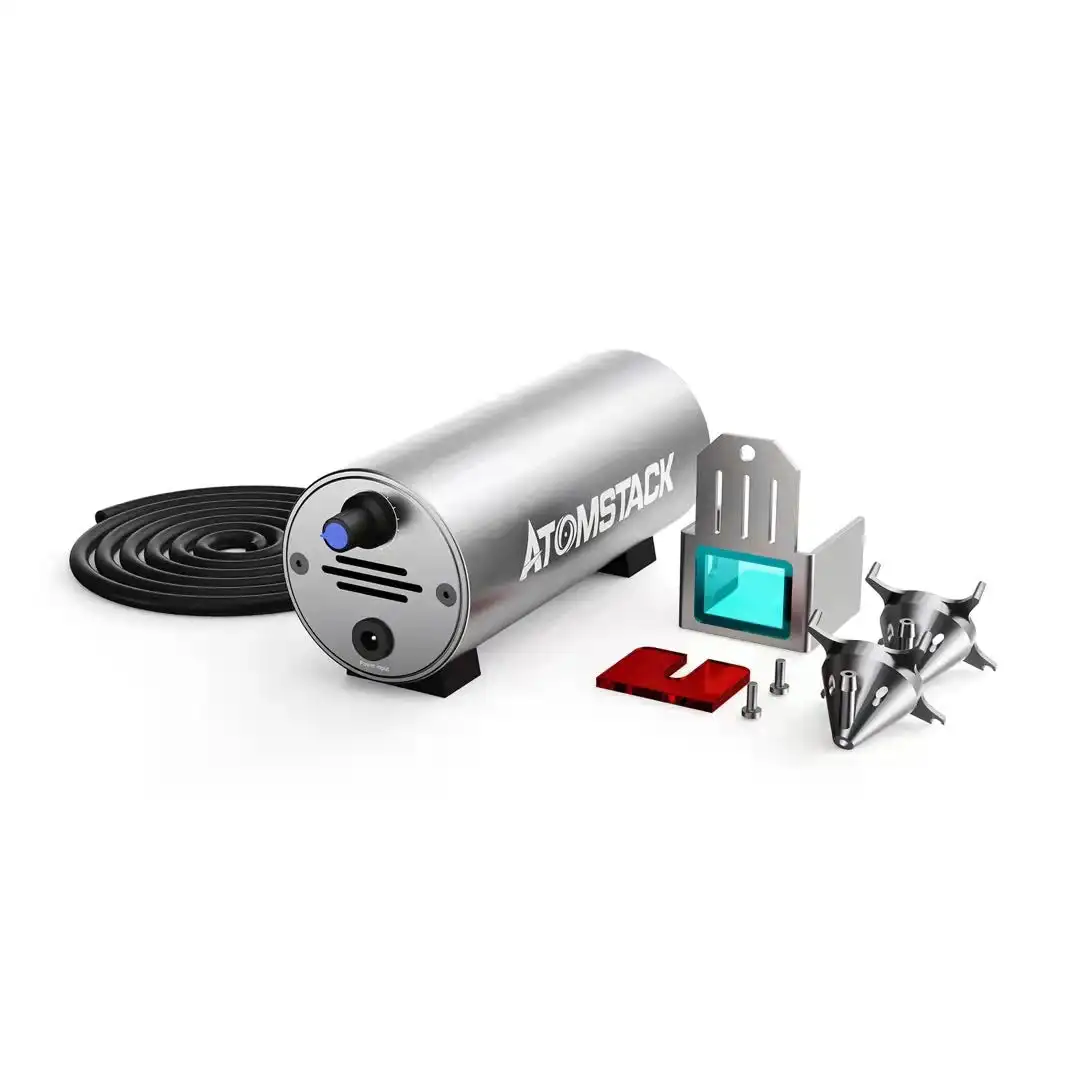 ATOMSTACK Air Assist System for Laser Engraving Machine Laser Cutting Engraving Air-assisted Accessories Super Airflow
ATOMSTACK Air Assist System for Laser Engraving Machine Laser Cutting Engraving Air-assisted Accessories Super Airflow