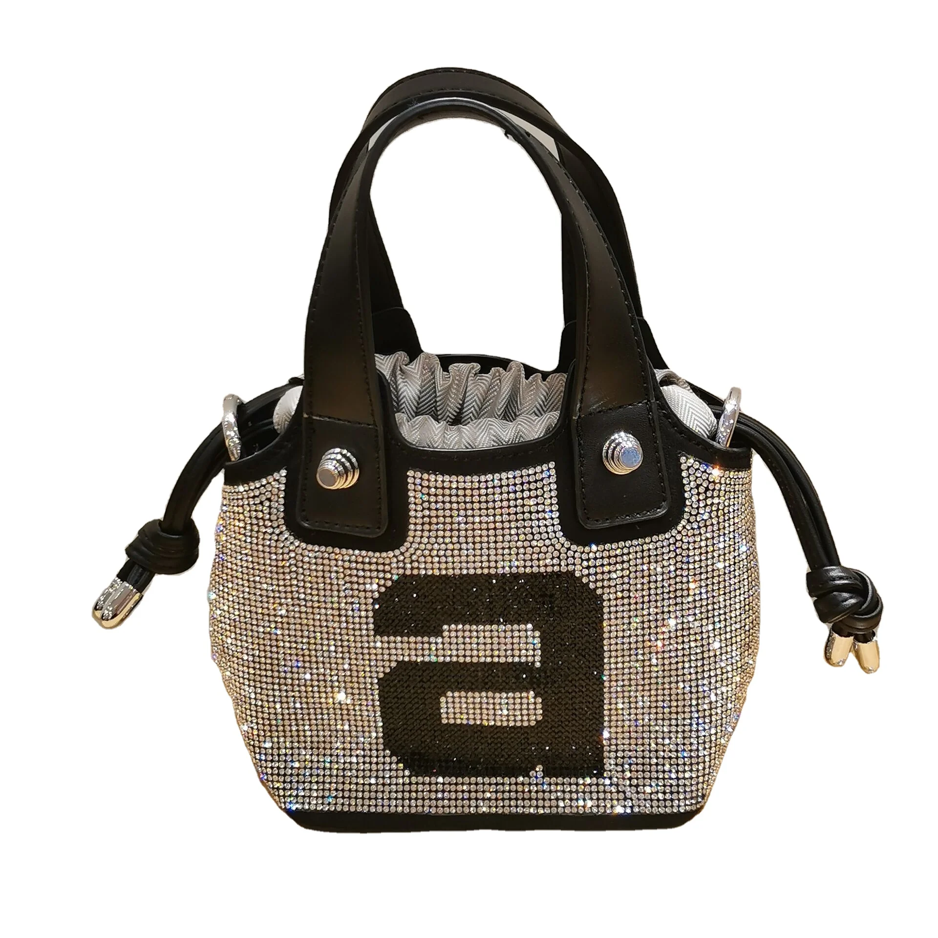 2021 Xianjian Super Quality Rhinestone Mini Bucket Handbag Bling Rhinestone Handbags Purse Draw String Design (XJHB2123)
2021 Xianjian Super Quality Rhinestone Mini Bucket Handbag Bling Rhinestone Handbags Purse Draw String Design (XJHB2123)