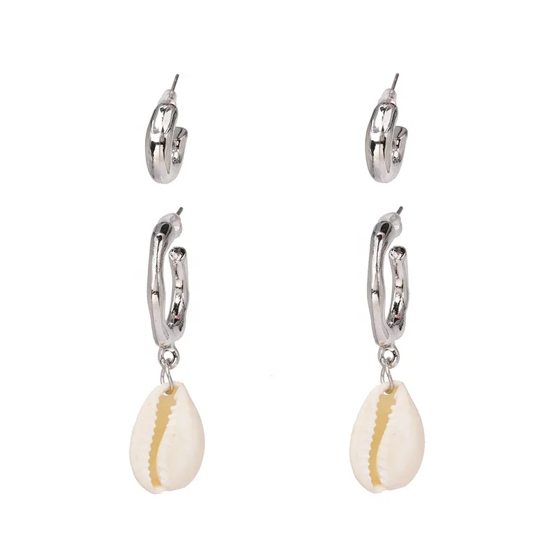 Boho Gold Plated Tube Thick Open Hoop Drop Cowrie Shell drop woven Earring, Gold/sliver
Boho Gold Plated Tube Thick Open Hoop Drop Cowrie Shell drop woven Earring, Gold/sliver
