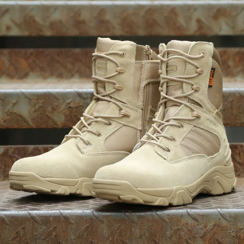 OEM Men's Fashion Waterproof Hiking Hunting Shoes Army Military Safety Tactical Combat Boots
OEM Men's Fashion Waterproof Hiking Hunting Shoes Army Military Safety Tactical Combat Boots