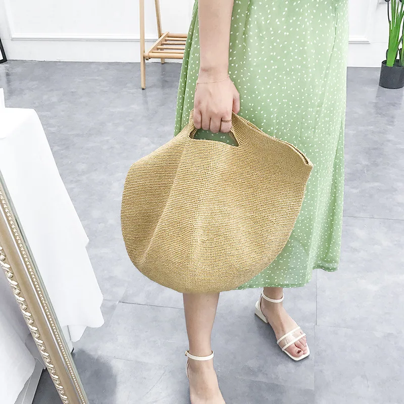 2020 summer new handbag trend straw bag fashion casual Raffia straw bag women's woven large capacity handbag
2020 summer new handbag trend straw bag fashion casual Raffia straw bag women's woven large capacity handbag