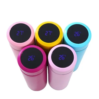 Mikenda smart double wall stainless steel vacuum thermos water bottle with temperature display, Mix
Mikenda smart double wall stainless steel vacuum thermos water bottle with temperature display, Mix