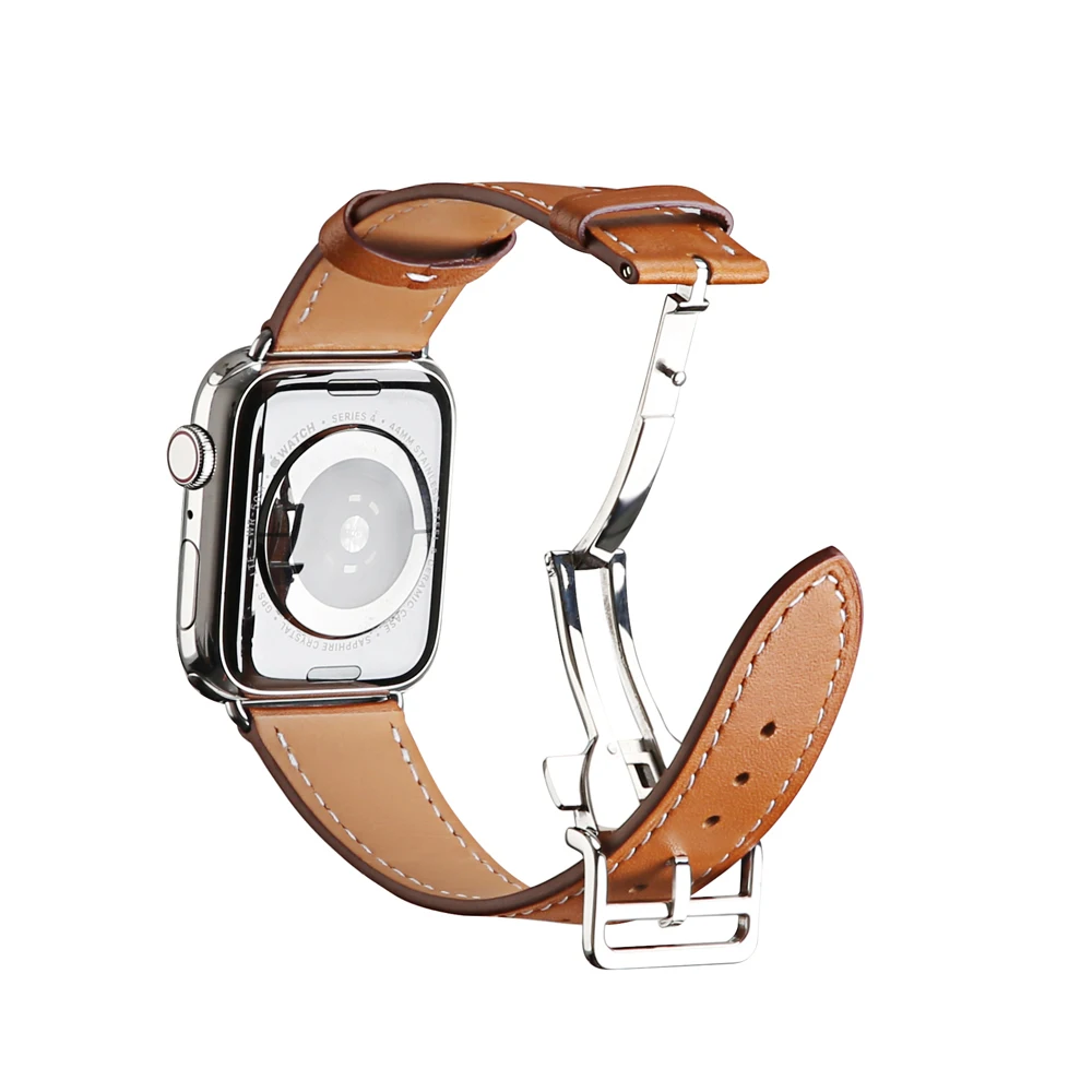 Herm Folding Clasp Leather Tour Watch Band Strap Watch Series 5 4 3 44mm 40mm Wristband for Iwatch for Apple Custom Logo Accept
Herm Folding Clasp Leather Tour Watch Band Strap Watch Series 5 4 3 44mm 40mm Wristband for Iwatch for Apple Custom Logo Accept