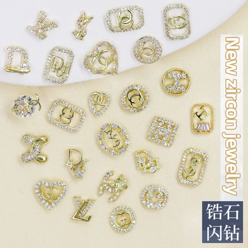 Brand Designs Flatback 3D Alloy Rhinestones Clear Crystals Manicure Jewelry Nail Art Charms For Nail Art Decoration, Gold
Brand Designs Flatback 3D Alloy Rhinestones Clear Crystals Manicure Jewelry Nail Art Charms For Nail Art Decoration, Gold