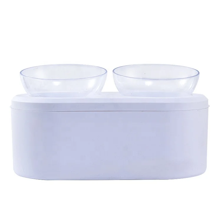 Adjustable Transparent Double Bowl White Base Design Guard Stand Raised Pet Cat Double Bowl
Adjustable Transparent Double Bowl White Base Design Guard Stand Raised Pet Cat Double Bowl