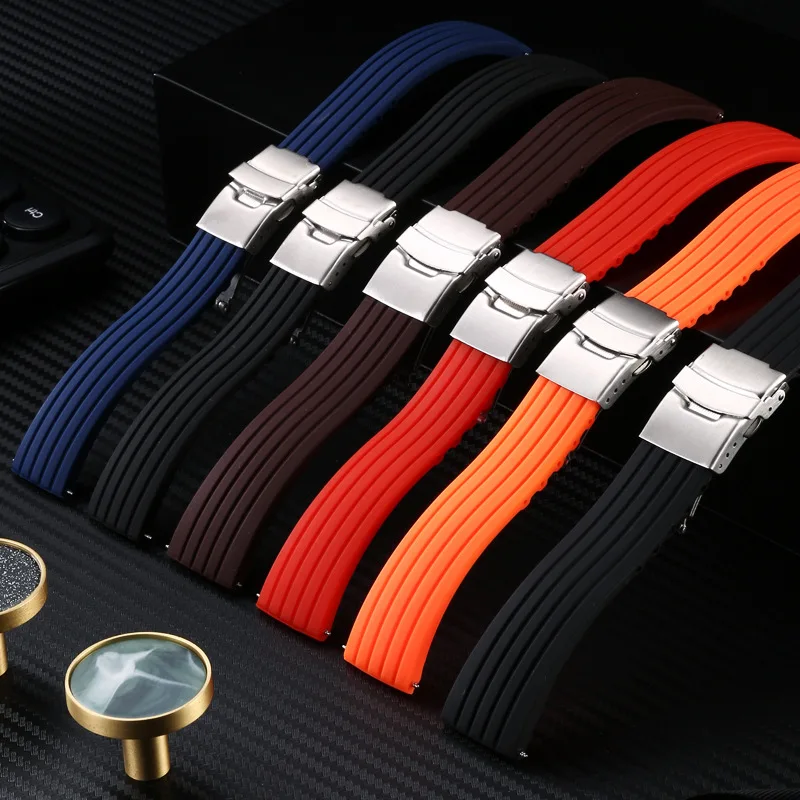 High quality 20mm silicone watch band strap for Garmin vivomove3 wheel pattern 22mm watch bands, 5 colors
High quality 20mm silicone watch band strap for Garmin vivomove3 wheel pattern 22mm watch bands, 5 colors