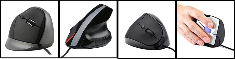 Healthy vertical ergonomic drivers usb 5d optical mouse