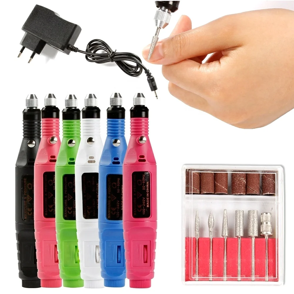 Professional Nail Art Drill Kit Manicure Pedicure Pen For Finger Toe Nail Care Polishing Machine Tools Nail File, Purple, red,silver, gold,customized color
Professional Nail Art Drill Kit Manicure Pedicure Pen For Finger Toe Nail Care Polishing Machine Tools Nail File, Purple, red,silver, gold,customized color
