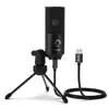 Desk Studio Microphone With stand Usb Cable,Professional Condenser Microphone for Gaming Recording Conference Microphone