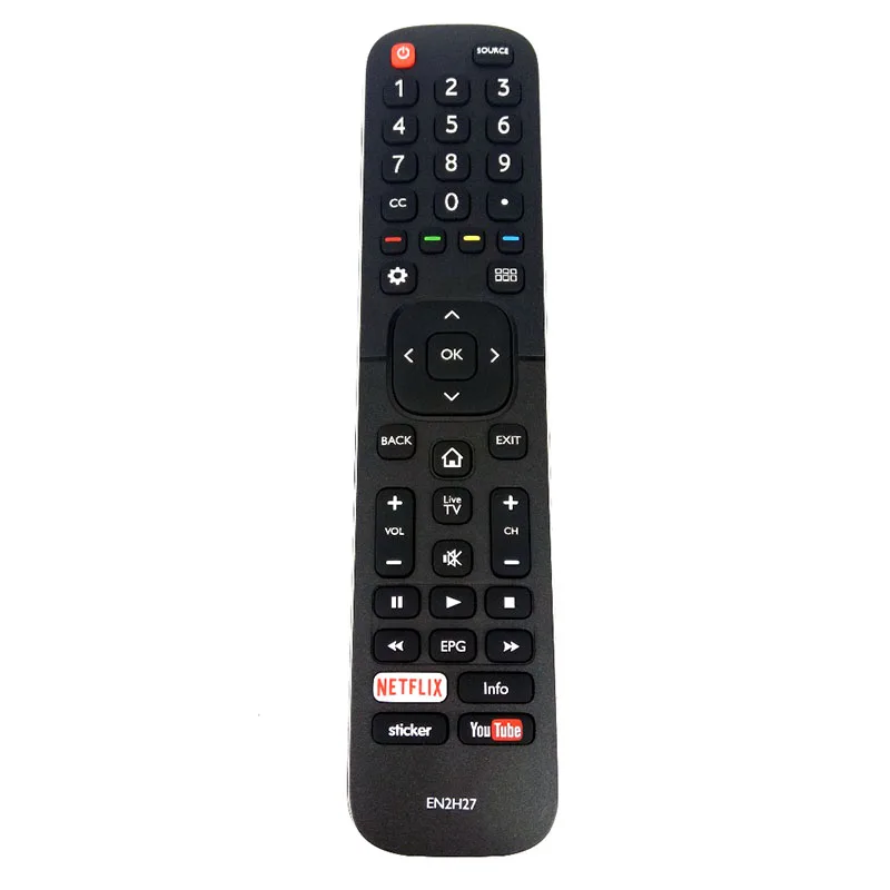 New Original EN2H27 For Hisense LED Smart TV Remote Control RC3394408/01 Fernbedienung
New Original EN2H27 For Hisense LED Smart TV Remote Control RC3394408/01 Fernbedienung