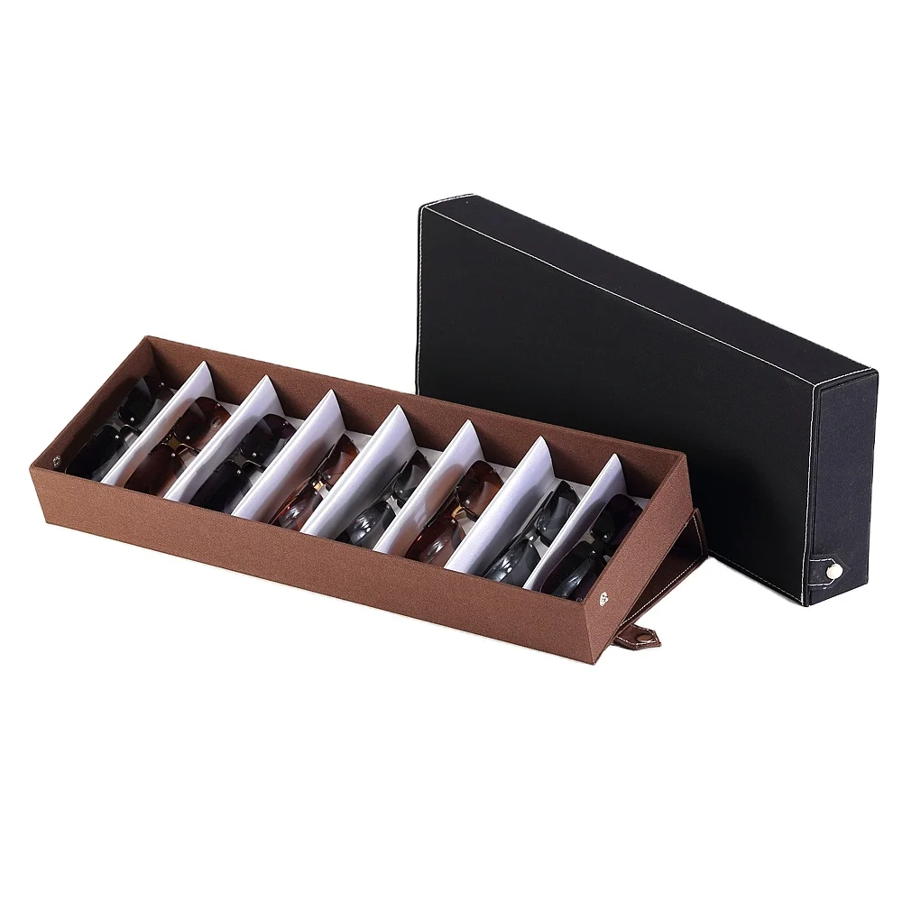 8 slot Custom Soft Foldable Fabric Eyewear Storage Spectacles Sunglasses Display Glasses Box
8 slot Custom Soft Foldable Fabric Eyewear Storage Spectacles Sunglasses Display Glasses Box