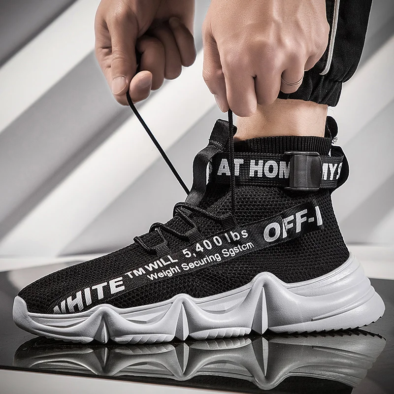 High Top Custom Big Size Shoes Men Casual Fashion Sock Sneakers Mens Boots, White,black
High Top Custom Big Size Shoes Men Casual Fashion Sock Sneakers Mens Boots, White,black