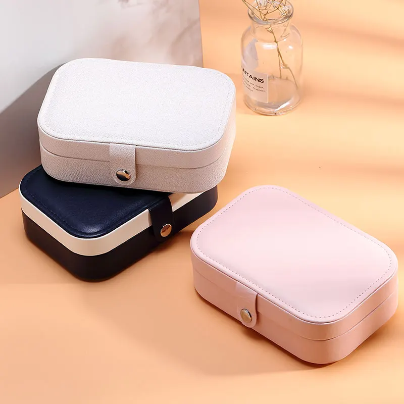 2021 Hot Selling Travel Jewelry Box With Mirror Custom Travel Size Jewelry Box For Girls, Pink, white, navy blue
2021 Hot Selling Travel Jewelry Box With Mirror Custom Travel Size Jewelry Box For Girls, Pink, white, navy blue