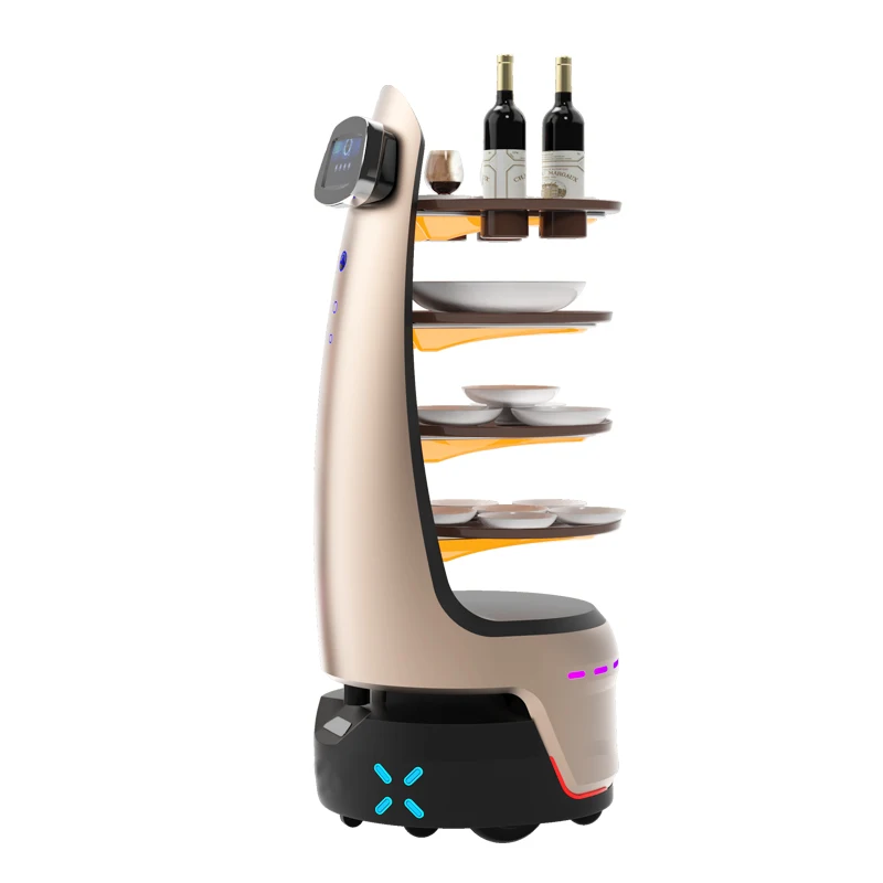 China Factory Sale Restaurant Robot Autonomous Food Delivery New Robots Delivery Cake Coffee
China Factory Sale Restaurant Robot Autonomous Food Delivery New Robots Delivery Cake Coffee