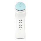 Private Label Rechargeable Mini Electric Massager Silicone Facial Cleanser Face Cleansing