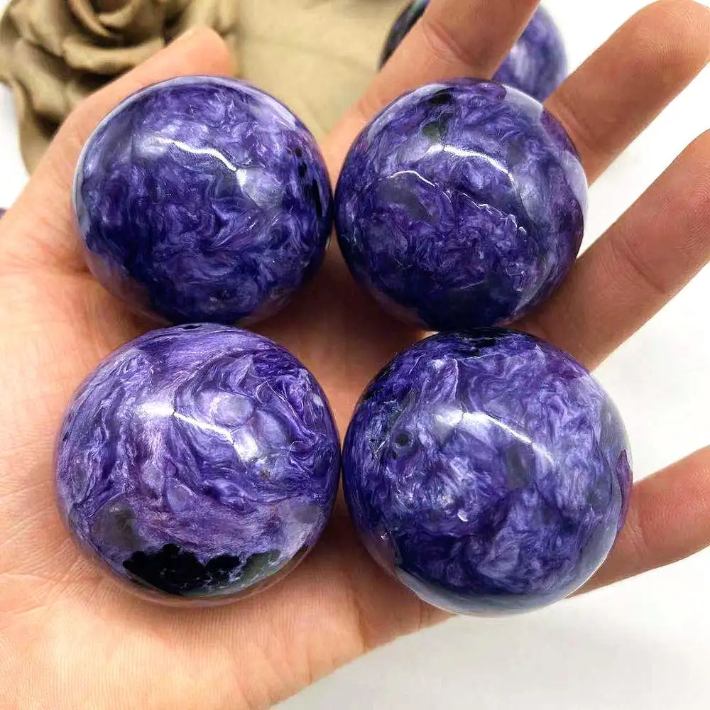 Wholesale High Quality Hot Sale Gemstone Balls Crystal Sphere Beautiful Natural Purple Charoite Spheres For Healing
Wholesale High Quality Hot Sale Gemstone Balls Crystal Sphere Beautiful Natural Purple Charoite Spheres For Healing