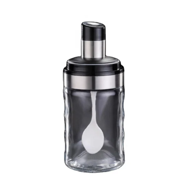 Hot sale full set of seasoning spoon and glass seasoning bottle stainless steel seasoning bottle, Black
Hot sale full set of seasoning spoon and glass seasoning bottle stainless steel seasoning bottle, Black