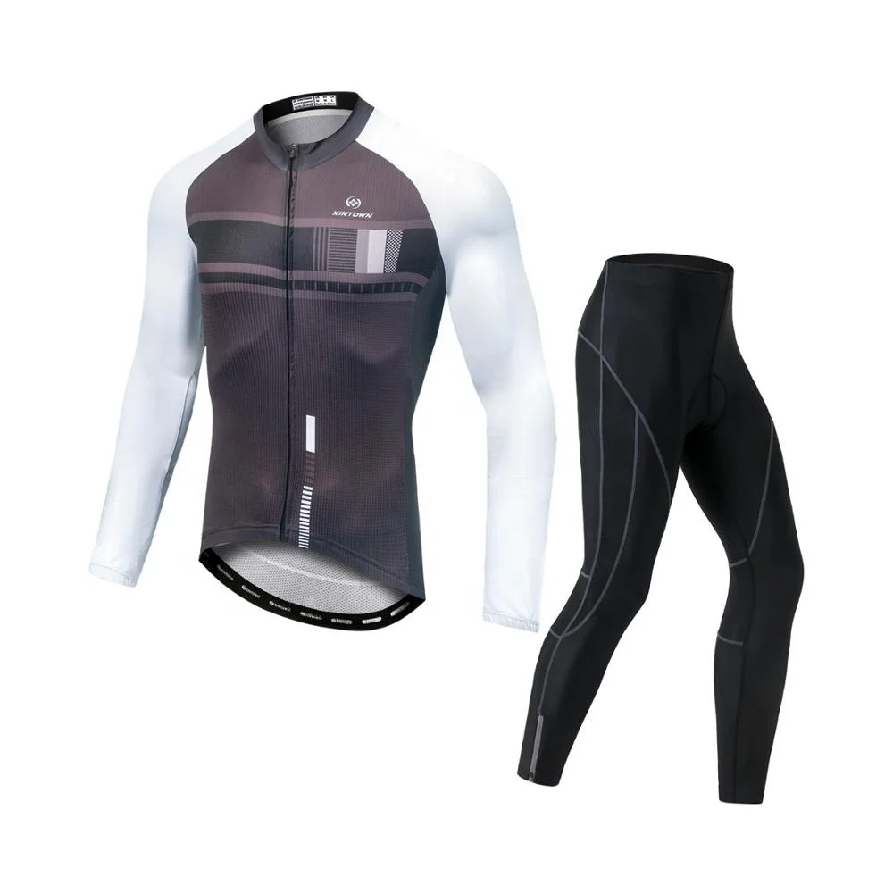 Customized men cycling clothing China High elasticity motorbike wear E-Bike long set, Black 
Customized men cycling clothing China High elasticity motorbike wear E-Bike long set, Black