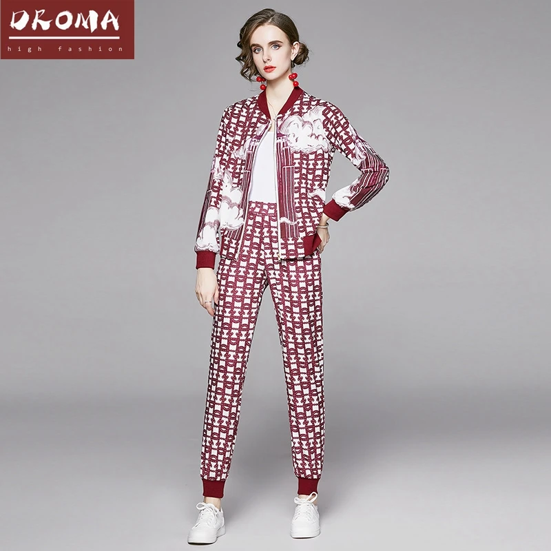 Droma Women's Autumn Hot Sale Printed Letter Casual Printed Long-sleeved Two-piece Tracksuit, Picture color
Droma Women's Autumn Hot Sale Printed Letter Casual Printed Long-sleeved Two-piece Tracksuit, Picture color