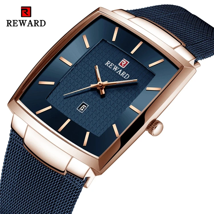 REWARD Fashion Blue Men's Watches 2021 New Top Luxury Brand Watch Men Business Waterproof Stainless Steel Quartz Wristwatch
REWARD Fashion Blue Men's Watches 2021 New Top Luxury Brand Watch Men Business Waterproof Stainless Steel Quartz Wristwatch