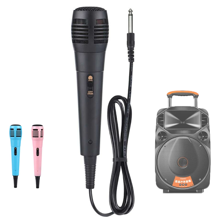 Portable Musical Instrument Microphone 6.5mm Aux Wire Cable 3M Long Sing Music Live Stage Wired Microphone For Trolley Speakers
Portable Musical Instrument Microphone 6.5mm Aux Wire Cable 3M Long Sing Music Live Stage Wired Microphone For Trolley Speakers