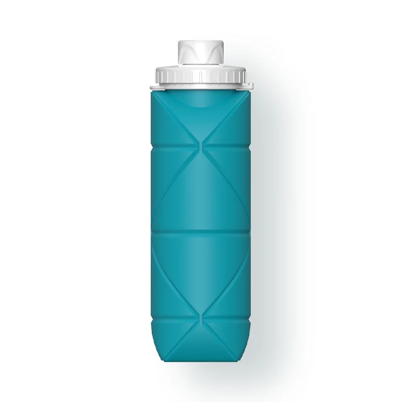 600ml Collapsible Water Bottle Special Made Leakproof Silicone Foldable Water Bottle for Gym Camping Sports Outdoor HF-116053, Picture shown
600ml Collapsible Water Bottle Special Made Leakproof Silicone Foldable Water Bottle for Gym Camping Sports Outdoor HF-116053, Picture shown