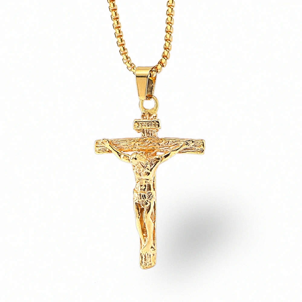 Stainless Steel Jewelry Religious Series Unisex Ruby 2021 Cross Necklace For Men Women Roestvrijstalen Sieraden
Stainless Steel Jewelry Religious Series Unisex Ruby 2021 Cross Necklace For Men Women Roestvrijstalen Sieraden