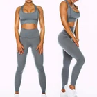 2020 New Fashion Ladies Fitness Athletic Workout Clothes Women Yoga Active Wear Sets Wholesale