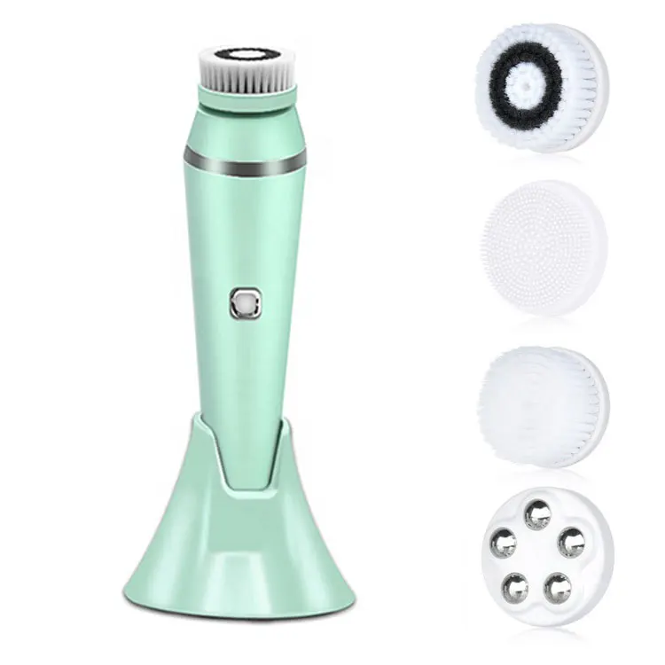 Hot Selling Face Lift Beauty Electronic Waterproof 2 3 5 In 1 Electric Sonic Facial Cleansing Massage Brush With Case, Pink ,green ,white
Hot Selling Face Lift Beauty Electronic Waterproof 2 3 5 In 1 Electric Sonic Facial Cleansing Massage Brush With Case, Pink ,green ,white