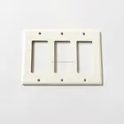 Factory Wholesale US style 3 gang screw decorate wall switches plastic cover wall plate