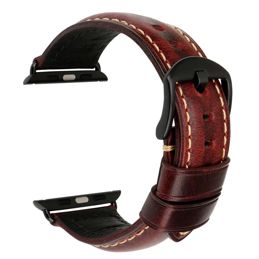 MAIKES Leather Watch Strap for Apple Watch Bands Bracelet 44mm 40mm Apple Watch Strap 42mm 38mm Series SE 6 5 4 3 2 1
MAIKES Leather Watch Strap for Apple Watch Bands Bracelet 44mm 40mm Apple Watch Strap 42mm 38mm Series SE 6 5 4 3 2 1