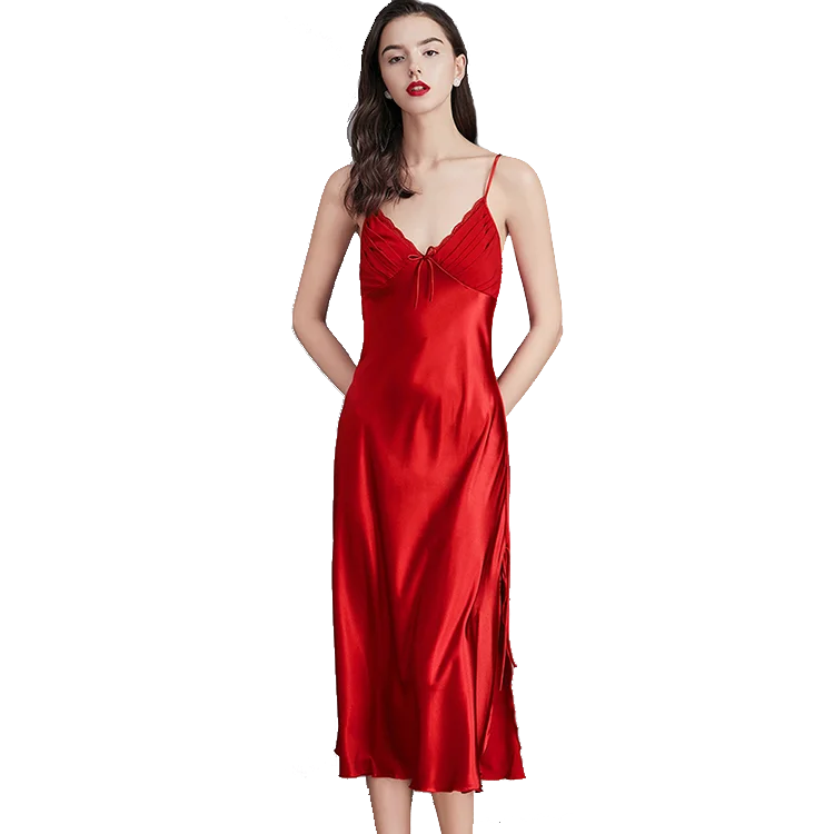 High Quality Women's Sleeveless Spaghetti Strap Satin Dress Silk Slip Dress Cocktail Evening Party Midi Dresses
High Quality Women's Sleeveless Spaghetti Strap Satin Dress Silk Slip Dress Cocktail Evening Party Midi Dresses
