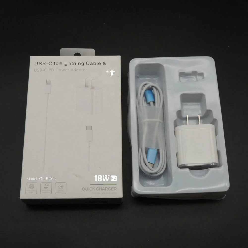 Wholesale PD 18W Fast Charger Adapter Type-C PD Wall Charger Adapter and Cable PD Line for Laptop Ultrabook Notebook PC, White
Wholesale PD 18W Fast Charger Adapter Type-C PD Wall Charger Adapter and Cable PD Line for Laptop Ultrabook Notebook PC, White