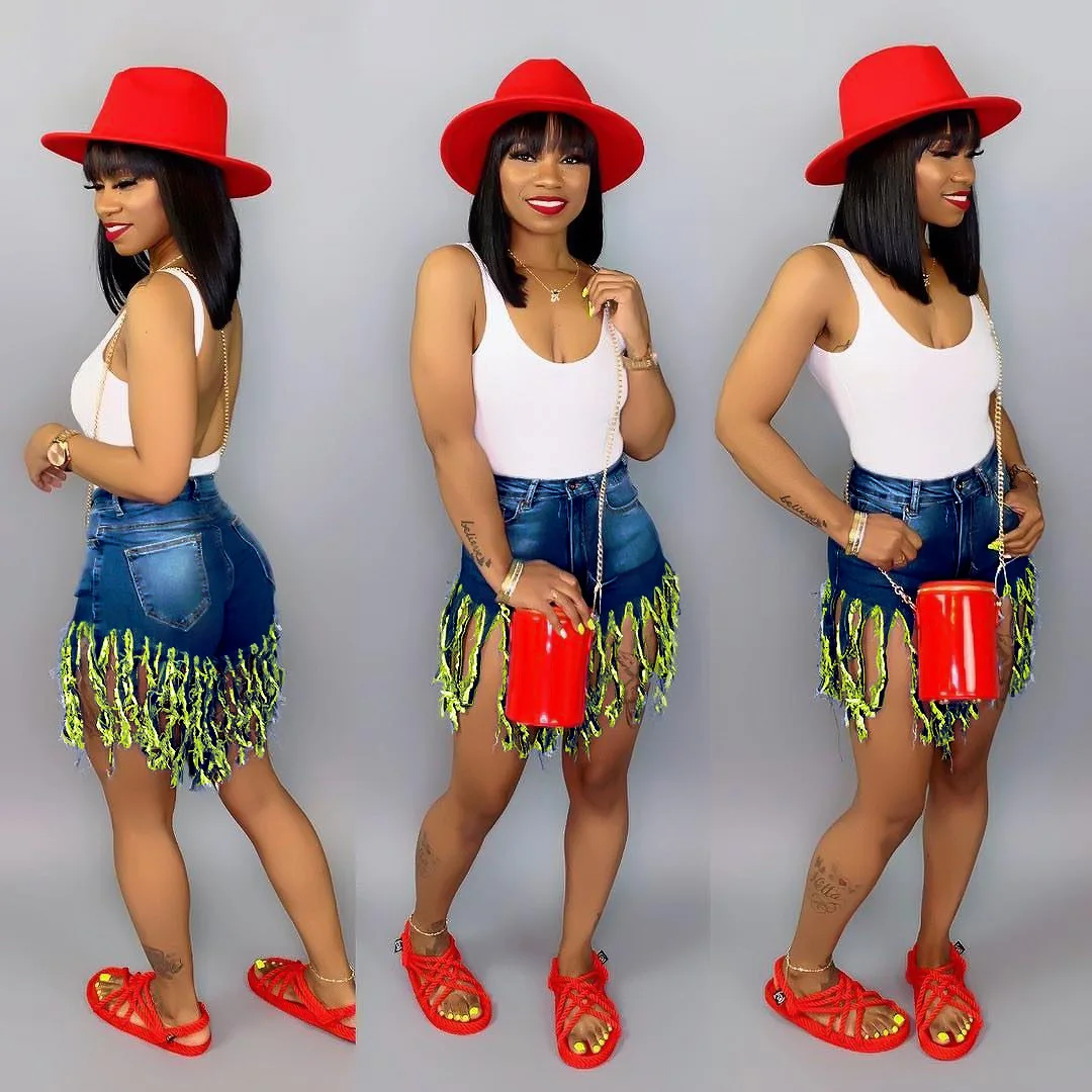 Tassel sanding denim shorts women's jeans casual straight pants women sexy ripped short jeans
Tassel sanding denim shorts women's jeans casual straight pants women sexy ripped short jeans