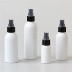 matte white 30ml 50ml 100ml 200ml aluminum cosmetic spray pump bottle