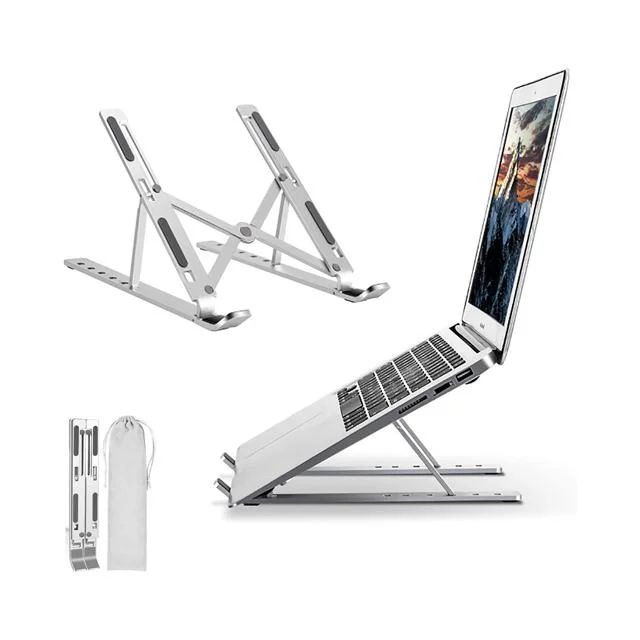 New Arrival Shopify Laptop Desk Holder Portable Amazon Popular Silver Adjustable Laptop Stand 2021 Aluminum Foldable Stand
New Arrival Shopify Laptop Desk Holder Portable Amazon Popular Silver Adjustable Laptop Stand 2021 Aluminum Foldable Stand