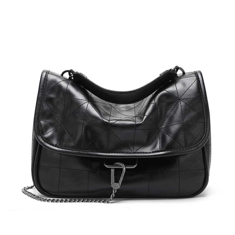High Quality Large Capacity Soft leather Shoulder Ladies Chain Messenger Crossbody Bag, 3 colors
High Quality Large Capacity Soft leather Shoulder Ladies Chain Messenger Crossbody Bag, 3 colors