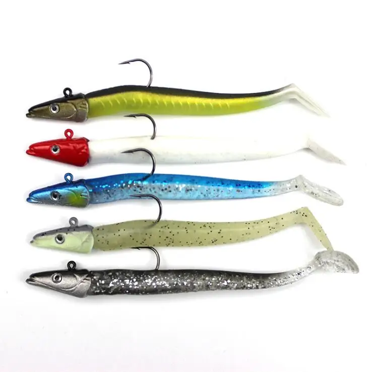 WEIHE wholesale 10cm 10g fishing molds fish shape jig head grub soft baits in bag La peche pescare, 5 colors
WEIHE wholesale 10cm 10g fishing molds fish shape jig head grub soft baits in bag La peche pescare, 5 colors
