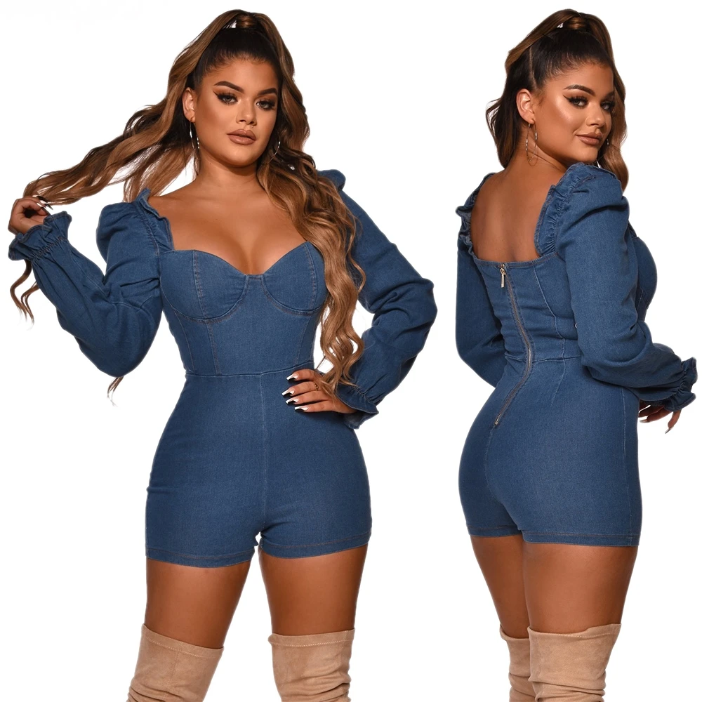 EB-20030808 Solid Denim Jumpsuit 2021 Short Pants Sexy One Piece Ladys Solid Jumpsuit Jumpsuits Bodysuits
EB-20030808 Solid Denim Jumpsuit 2021 Short Pants Sexy One Piece Ladys Solid Jumpsuit Jumpsuits Bodysuits